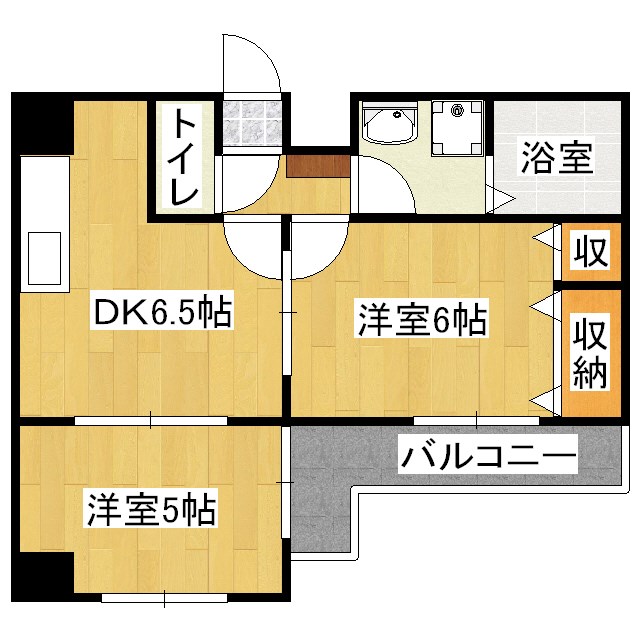 ヤマシナアーバンコテージの間取り