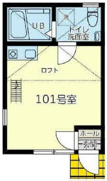 ユナイト東逗子ラグーンの間取り