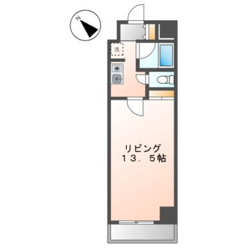 名古屋市千種区星が丘元町のマンションの間取り