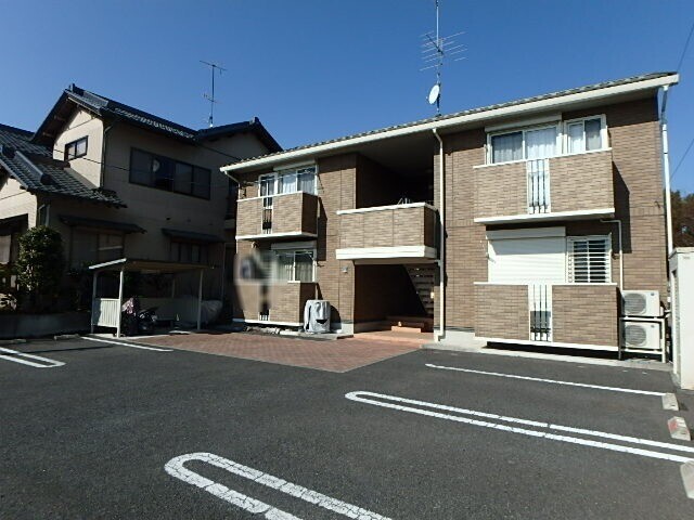 【筑西市小川のアパートの駐車場】