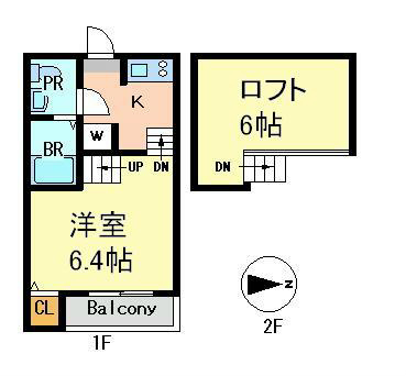 デザイナーズコーポ賑町の間取り