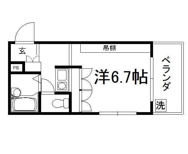 エレガンス御所北の間取り