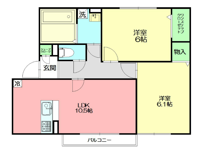 グリーンガーデンの間取り