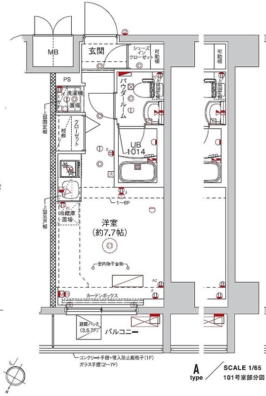 RELUXIA横濱西の間取り