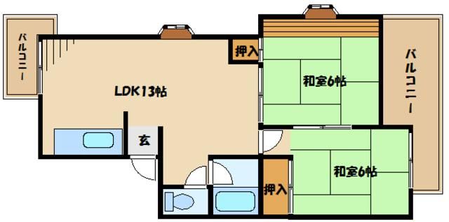 町田市本町田のアパートの間取り