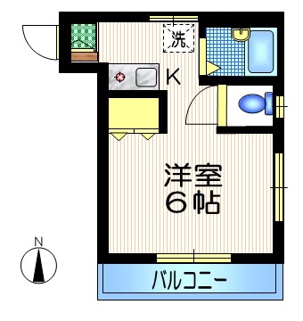 世田谷区船橋のマンションの間取り