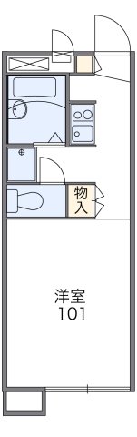 レオパレスユーハイツの間取り