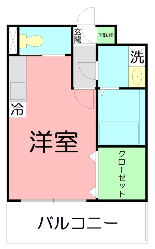 茅ヶ崎市赤羽根のマンションの間取り