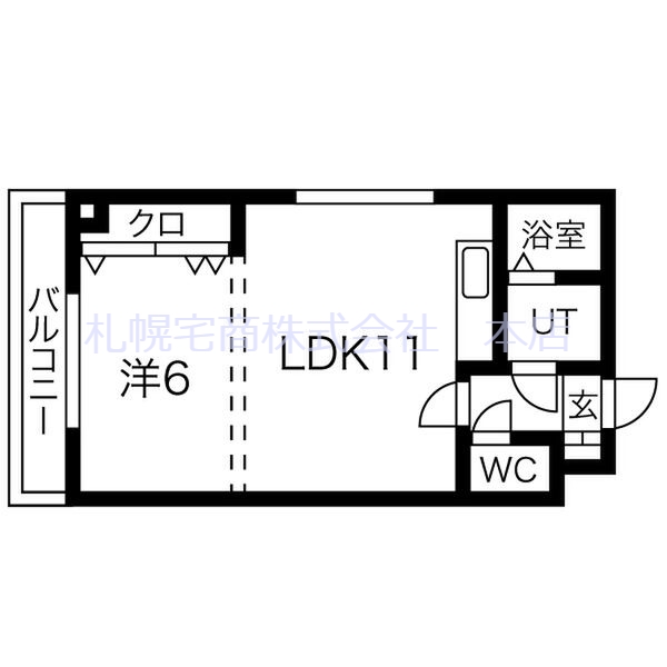 エステラ参番館の間取り