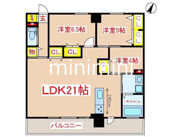 ISORAの間取り