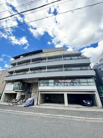 大阪市東淀川区北江口のマンションの建物外観