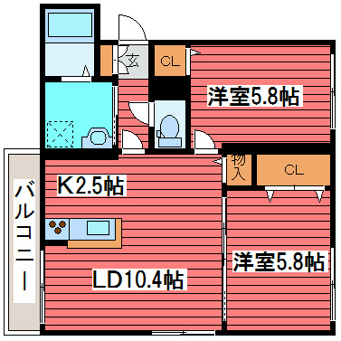 la luce eastの間取り