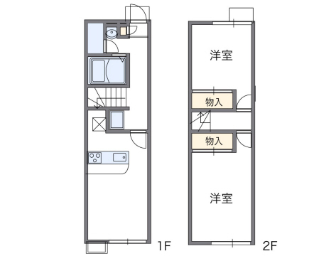 レオパレスMaison du Fleurの間取り