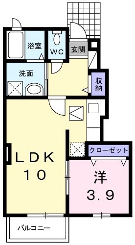 クラールＴＭの間取り