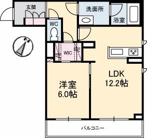 セルディーナ早島駅前の間取り