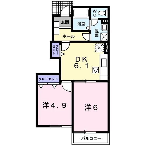 コスモス　カーサの間取り