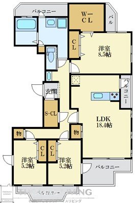 フェリシアス高取の間取り