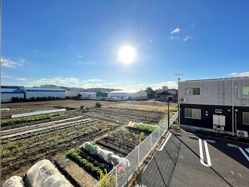 【茅ヶ崎市平太夫新田のアパートの眺望】