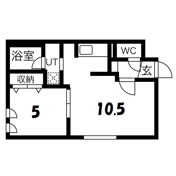 【ベルエット頓宮前の間取り】