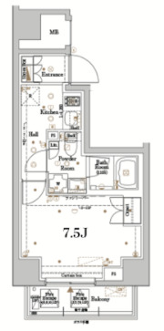 Log新川／ログ新川の間取り