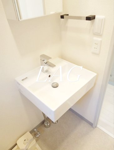 洗面設備　洗面台です。