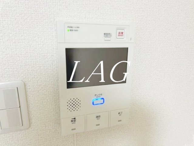 セキュリティ　モニターつきインターホンです。