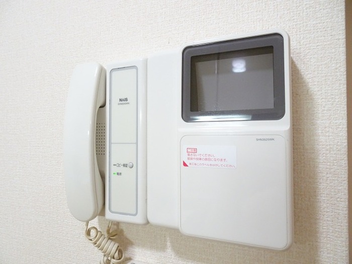 セキュリティ　モニター付きインターホンです