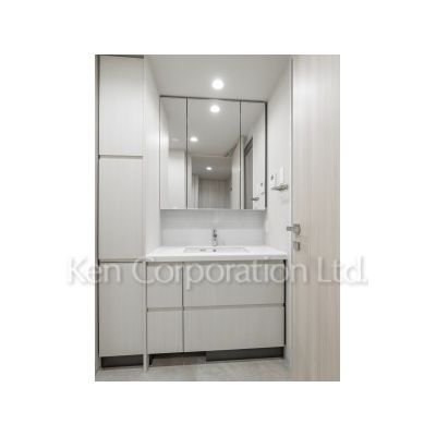 洗面設備　同タイプ8階のお部屋を撮影。仕様が異なることがあります。