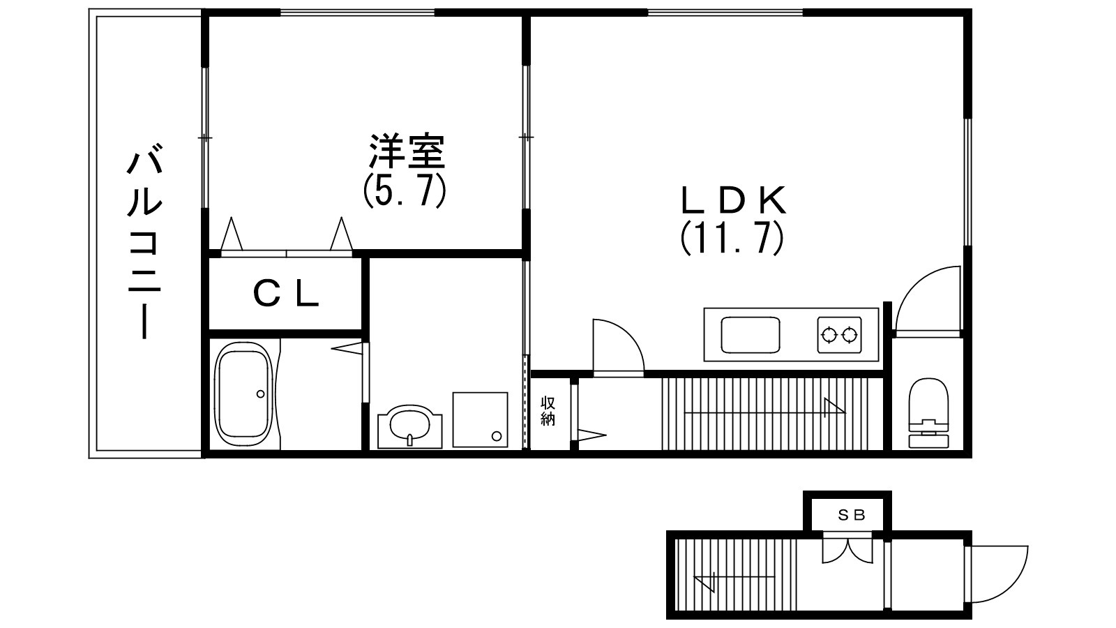 GLAハート長田の間取り写真