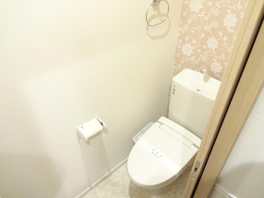 東武東上線 新河岸駅 徒歩11分 2階建 築10年のトイレ写真