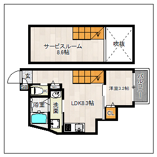 DreamStageEuphoria福岡東の間取り写真