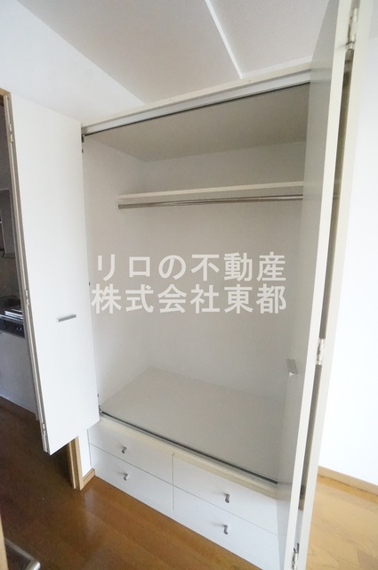 収納　収納はクローゼットタイプなので、整理整頓はかどります☆