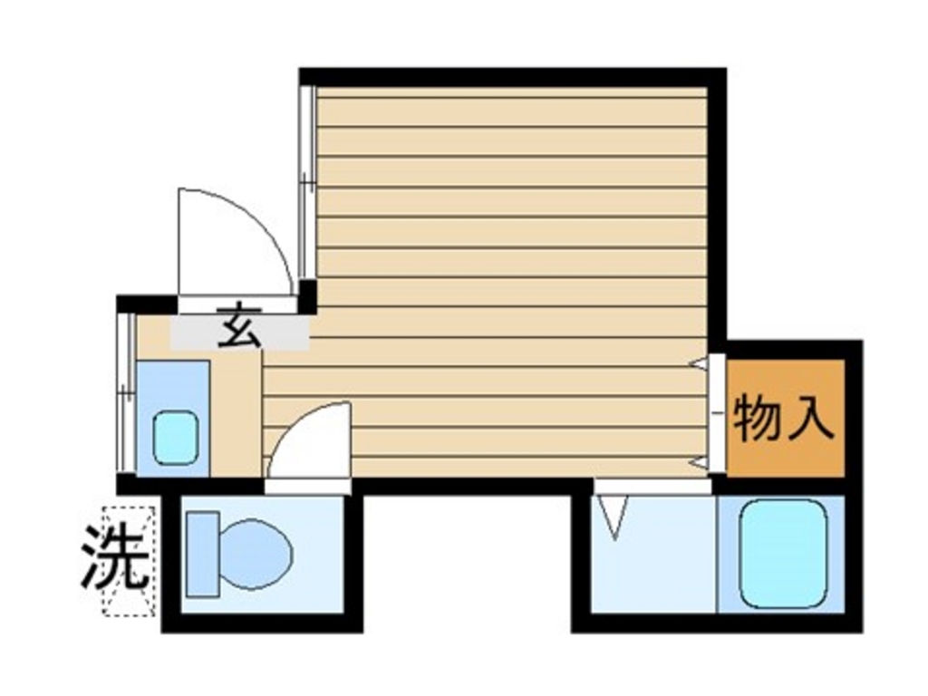 ハイムかしわの間取り写真