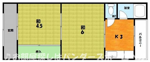 イオボヌール枚方の間取り