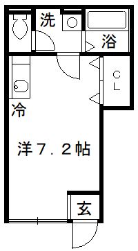 北足立郡伊奈町中央のアパートの間取り