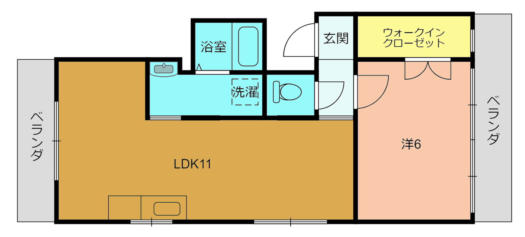 【田ビルの間取り】