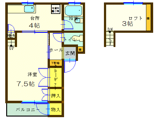 サンハイツの間取り