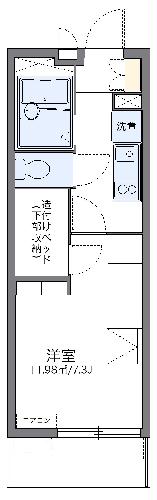 レオパレスさくらIIの間取り