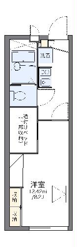 【レオパレス沖野が原の間取り】