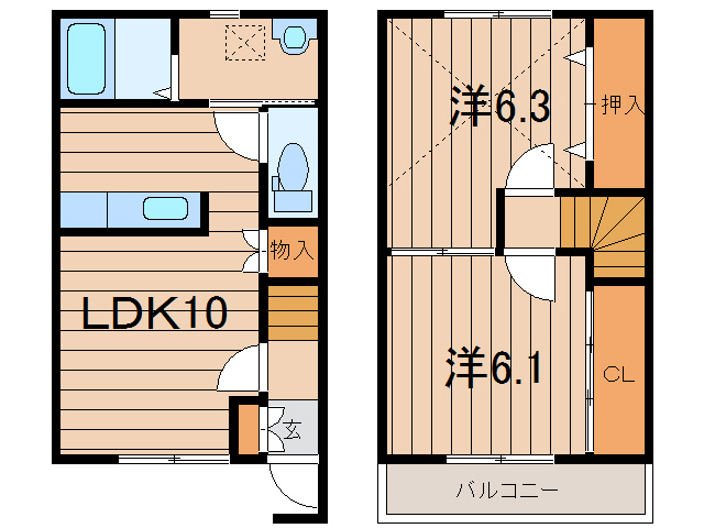 ガーデンハウス オーブの間取り