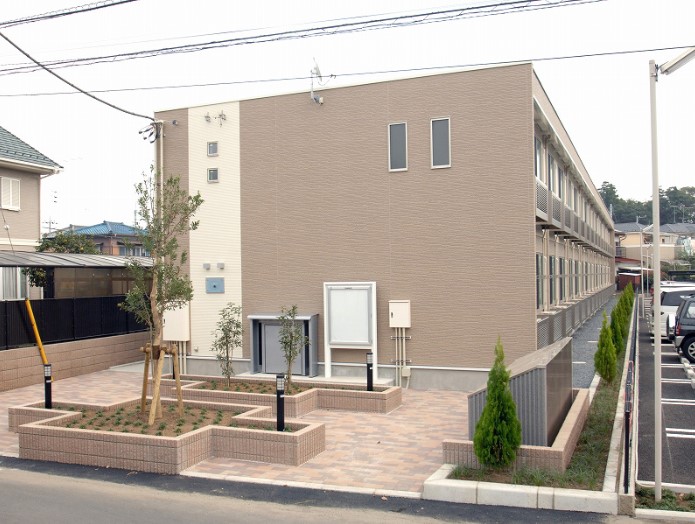 野田市尾崎のアパートの建物外観