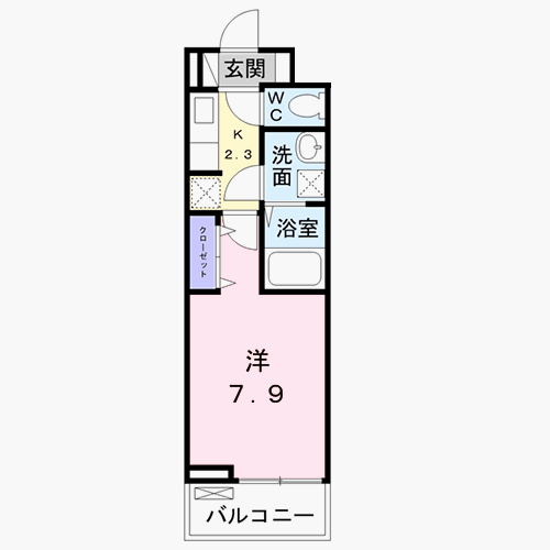 リベラ東川口の間取り