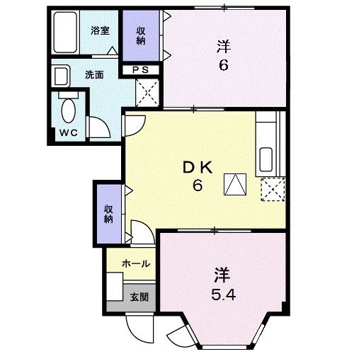 シャルマン御笠IIの間取り