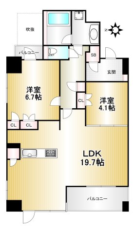 久屋アインスの間取り