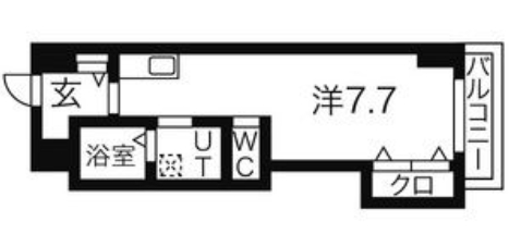 名古屋市緑区鳴子町のマンションの間取り