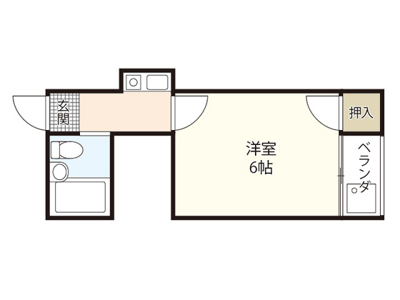 広島市中区加古町のマンションの間取り