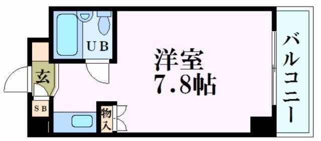 姫路市梅ケ谷町のマンションの間取り