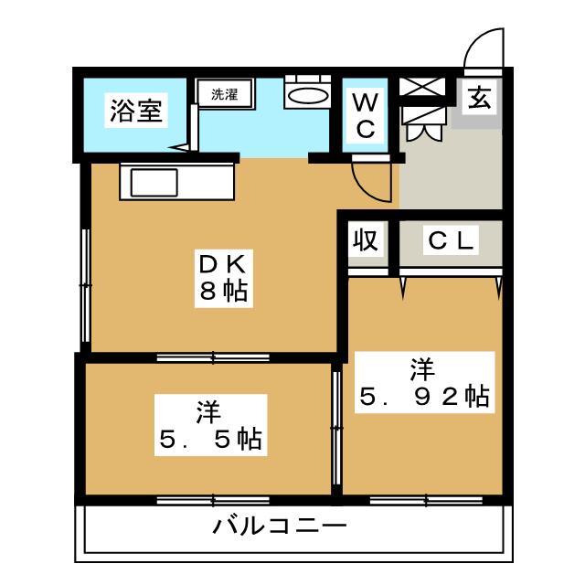 サンロード千葉重の間取り