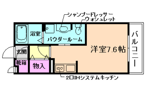 【フロントハウスＡ棟の間取り】