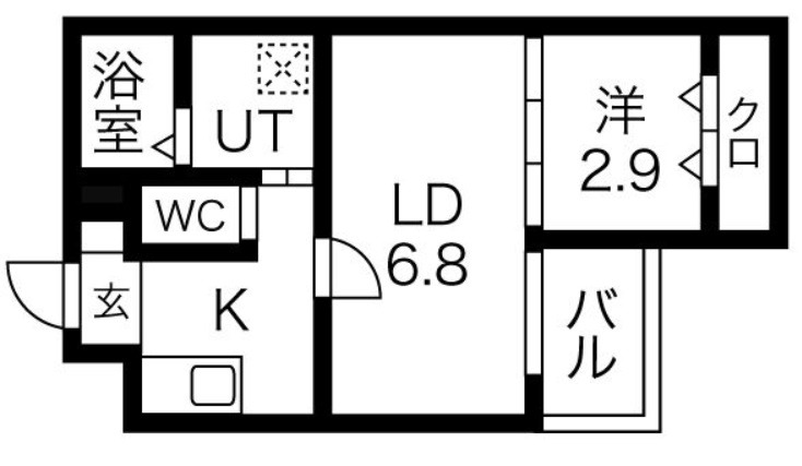 ジーイーシスの間取り